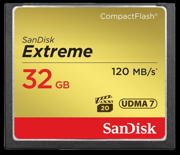 SanDisk CF Extreme 32GB 120MB/85MB