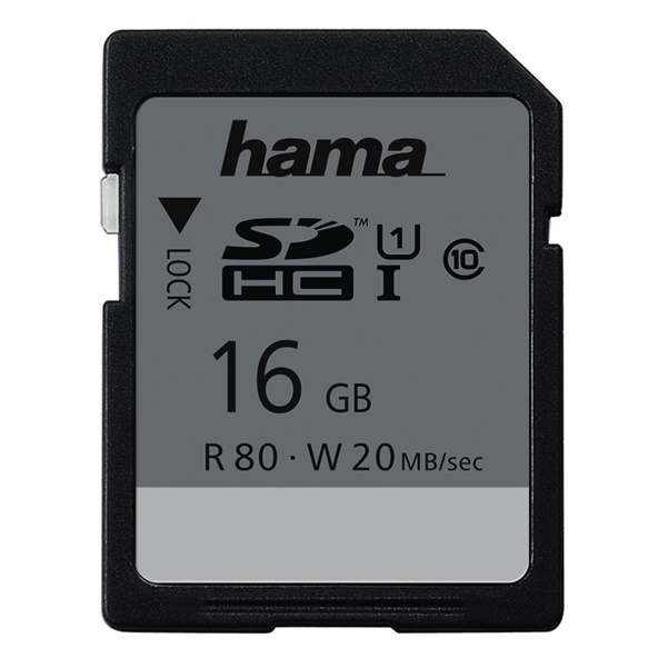 Hama SDHC 16GB C10 UHS-I silver
