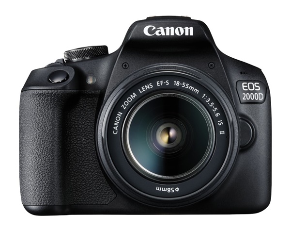 Canon EOS 2000D Kit + EF-S 18-55mm IS II + 32GB SDHC Karte + Colt Tasche