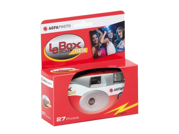 AgfaPhoto LeBox Flash 400 ASA, 27 Aufnahmen, Einwegkamera