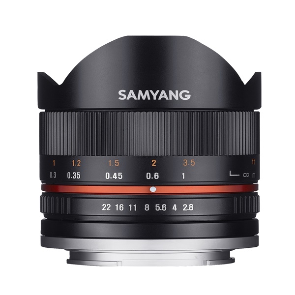 Samyang 8mm/2,8 Fisheye II APS-C Sony E-Mount schwarz
