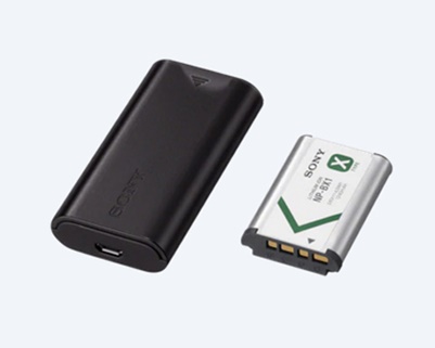 Sony ACC-TRDCX Zubehör Kit USB-Reiseladegerät und NP-BX1 Akku