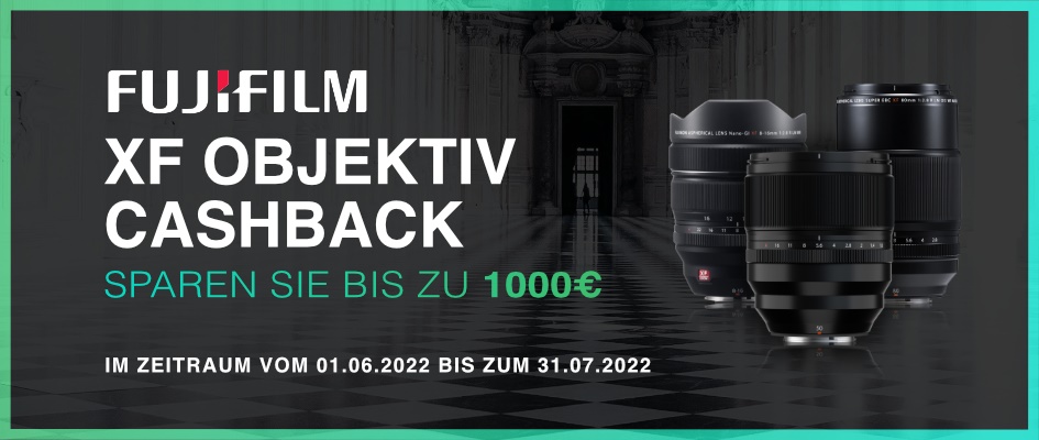 Fujifilm XF Objektiv Cashback
