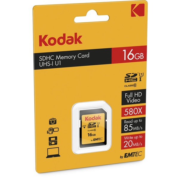 Kodak SDHC 16GB Class10 U1
