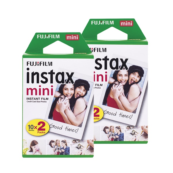 Fujifilm 2x Instax Mini Doppelpack Sofortbildfilme (40 Aufnahmen)