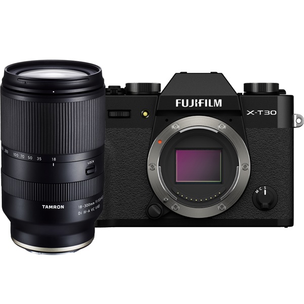 Fujifilm X-T30 II schwarz + Tamron 18-300mm/3,5-6,3 Di III-A VC VXD