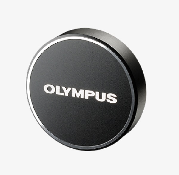 Olympus LC-48B Objektivdeckel schwarz Metall