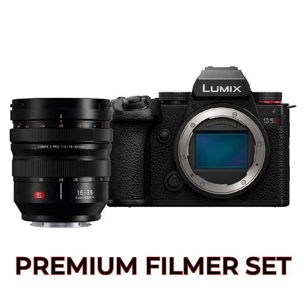Panasonic Lumix DC-S5 II + Lumix S Pro 16-35mm | Premium Filmer Set