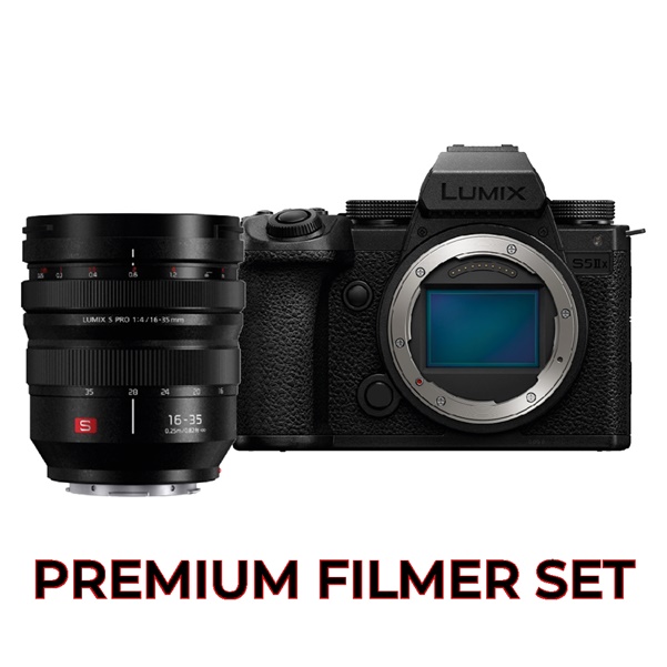 Panasonic Lumix DC-S5 IIx + Lumix S Pro 16-35mm | Premium Filmer Set