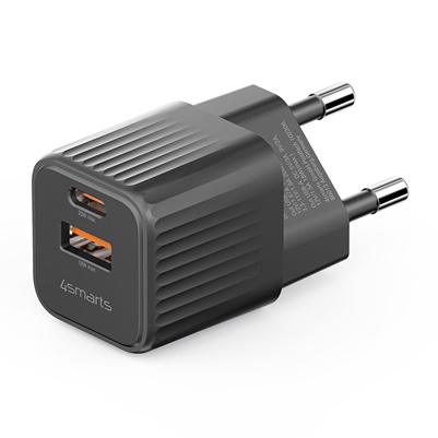 4smarts VoltPlug Duos Mini PD schwarz 20W, Netzladegerät